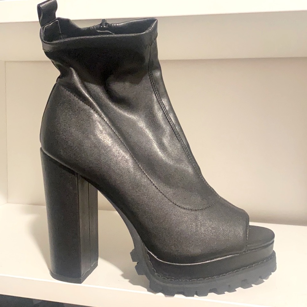 Open Toe Booties